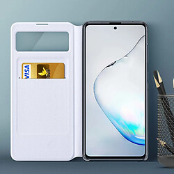 Acheter Étui Galaxy Note 10 Lite Translucide S View Wallet Cover Original Samsung Noir