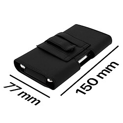 Acheter Avizar Etui Ceinture Smartphone 5.3, 5.5 Housse Protecteur Attache Clip/Passant - Noir