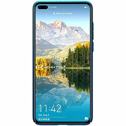 Alive Records Nillkin Super Frosted Shield - Coque pour Huawei P40 (Bleu Paon)