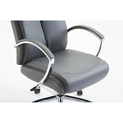 Acheter Decoshop26 Fauteuil de bureau en synthétique gris réglable BUR10257