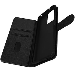 Avizar Étui pour Xiaomi Redmi Note 12 4G clapet porte-carte support vidéo Noir