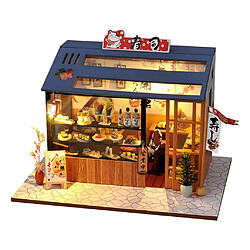 Maison De Poupée Miniature En Bois Meubles Créatifs Fantaisie Anniversaire Vacances Cadeau Sushi Shop pas cher