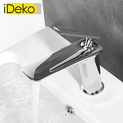 iDeko® Robinet de lavabo mitigeur salle de bain Mono commande Nouveau collection en laiton chrom