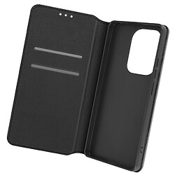 Avizar Étui pour Xiaomi Redmi Note 13 Pro 4G Porte-carte Support Vidéo Noir