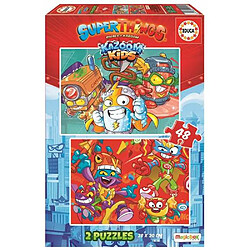 Educa Borras Puzzle Educa Superthings (2 x 48 pcs)