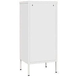 Acheter vidaXL Armoire de rangement Blanc 42,5x35x101,5 cm Acier