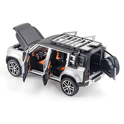 Universal Modèle 1/24 Voiture jouet Simulation Acoustique et Lumière Retour Moulée sous pression Jouets Cadeaux décoratifs | Voiture jouet moulée sous pression(blanche)