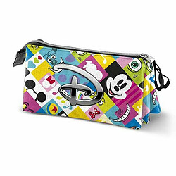 Trousse Fourre-Tout Triple Disney 11 x 23 x 7 cm