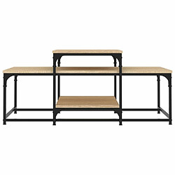 Acheter Maison Chic Table basse,Table Console Table d'appoint, Table pour salon chêne sonoma 102x60x45 cm bois d'ingénierie -MN89891