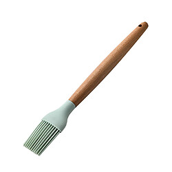 Brosse à Huile Manche En Bois Avec Ustensile De Cuisine En Silicone Antiadhésif