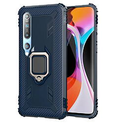 Coque en TPU résistant aux chutes avec béquille bleu pour votre Xiaomi Mi 10/Mi 10 Pro