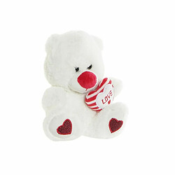 Jouet Peluche DKD Home Decor Blanc Rouge Plastique Enfant 17,5 x 15 x 20 cm