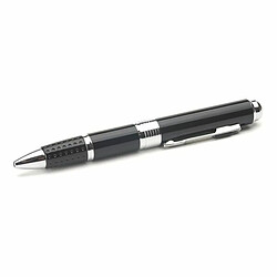 Totalcadeau Stylo avec caméra espion HD 720P gris noir