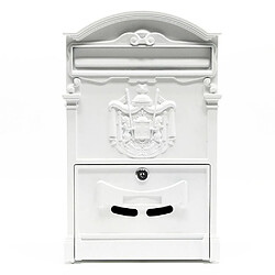 Avis Helloshop26 Boite aux lettres design antique blanc boite postale murale courrier 16_0000061