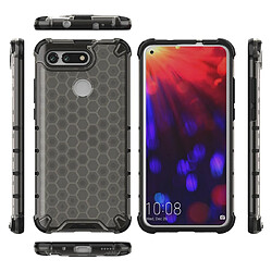 Wewoo Coque Souple PC + TPU en nid d'abeille antichoc pour Huawei Honor V20 noir