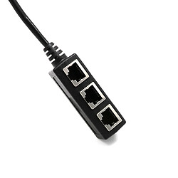 Universal Connecteur LAN RJ45 Adaptateur Réseau séparateur Ethernet 1 mâle à 3 câbles adaptateurs femelles Accessoires d'extension de réseau pas cher