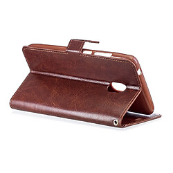 Acheter Wewoo Housse Coque Crazy Horse Texture Horizontal Etui en cuir avec support et fentes pour cartes et portefeuille et cadre photo Nokia 2.1 Marron