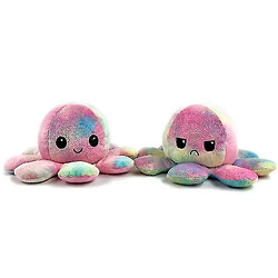 Universal Octopus / Cat en forme de peluche réversible et Toy20X20X10CM-K