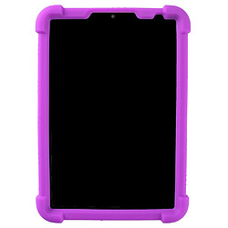 Coque en silicone flexible, antichoc avec béquille pliable violet pour votre iPad mini (2021)