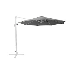 Beliani Grand parasol de jardin gris foncé d 300 cm SAVONA