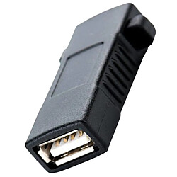 Acheter Connecteur USB Femelle à Femelle / Connecteur De Câble D'extension USB 2.0 Connecteur Super Rapide - Noir