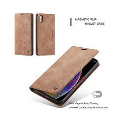 F13 Étui en cuir de protection mobile tout compris, téléphone portable anti-goutte Slot multi-cartes pour iPhone 12 Pro Max