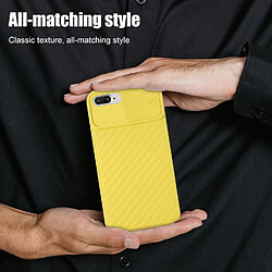 Cadorabo Etui iPhone 7 PLUS / 7S PLUS / 8 PLUS en Jaune Coque pas cher