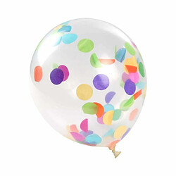 Paris Prix Lot de 6 Ballons Gonflables Confettis 30cm Multicolore