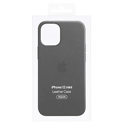 Avis Apple Coque Leather MagSafe pour l'iPhone 12 Mini - Black