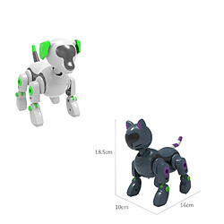 Avis Justgreenbox Robot Chien Jouet DIY Interactif Intelligent Jouets Éducatifs, Blanc