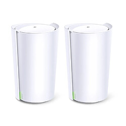 Routeur Tp-Link Deco X90 Ax6600 Wifi Tri-Bande 6 Mesh 2.5Gbe Pack-2