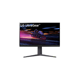 ECRAN LG 32" gaming Noir 32GR75Q-B IPS 16:9 1ms 165Hz 2560×1440 400cd/m² 2xHDMI 1xDisplay Port 3xUSB VESA 100x100 Pied Inclinable reglable en haut et pivot