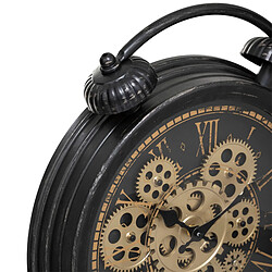 Atmosphera, Createur D'Interieur Horloge à poser mécanique en plastique H41 cm Noir - ATMOSPHERA