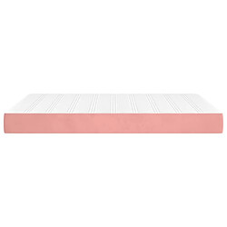 Acheter Maison Chic Matelas de lit à ressorts ensachés, Matelas doux Rose 140x200x20 cm Velours -GKD58574