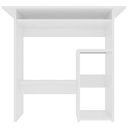 Acheter vidaXL Bureau Blanc 80x45x74 cm Bois d’ingénierie