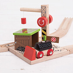 Bigjigs Rail Mine de charbon en bois pas cher