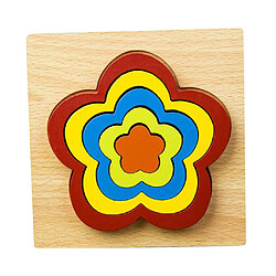 Jigsaw Puzzle Enfants D'âge Préscolaire éducatif Jouet Cadeau Fleur pas cher