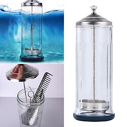 Salon Barber Disinfection Jar Container Sterilizer Jar Cup Bottle Large+Salon Barber Disinfection Jar Container Sterilizer Jar Cup Bottle Small