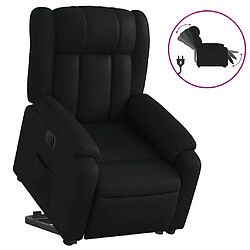 vidaXL Fauteuil inclinable électrique noir similicuir