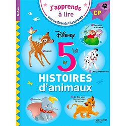 Disney : 5 histoires d'animaux : CP - Occasion