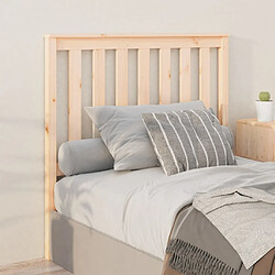 Maison Chic Tête de lit scandinave,Meuble de chambre 106x6x101 cm Bois massif de pin -MN72708