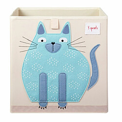 Cube de rangement Chat 33 x 33 cm - 3 Sprouts