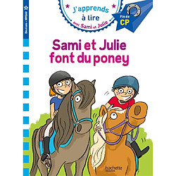 Sami et Julie font du poney : fin de CP, niveau 3