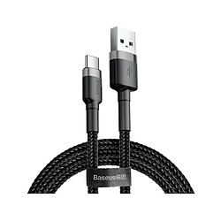 Cable USB-C Baseus Cafule 3A 1m Negro/Gris