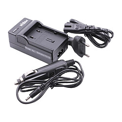 Vhbw Chargeur secteur+ allume cigare + bloc alimentation pour batterie JVCBN-VF707/VF714/VF733 pour séries GR-D: GR-D245E/GR-D245EG/ GR-D247 / GR-D250 etc.