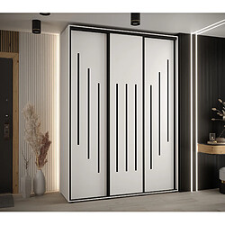 Abiks Meble Armoire DAVOS 8 À Portes Coulissantes 235,2/170/60 3 Portes