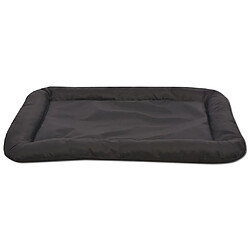 vidaXL Matelas pour chiens Taille M Noir