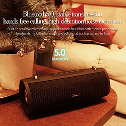 Avis Universal Haut-parleur Bluetooth haute puissance 20W Colonne Portable PC Ordinateur Haut-parleur Woofer Boom Music Center Radio | (Noir)