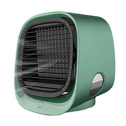 Refroidisseur D'air évaporatif Portable Ventilateur Refroidissement Climatiseur Humidificateur Vert