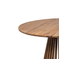 Avis BOIS & CHIFFONS Table de repas ronde bois massif | Acacia Kfir